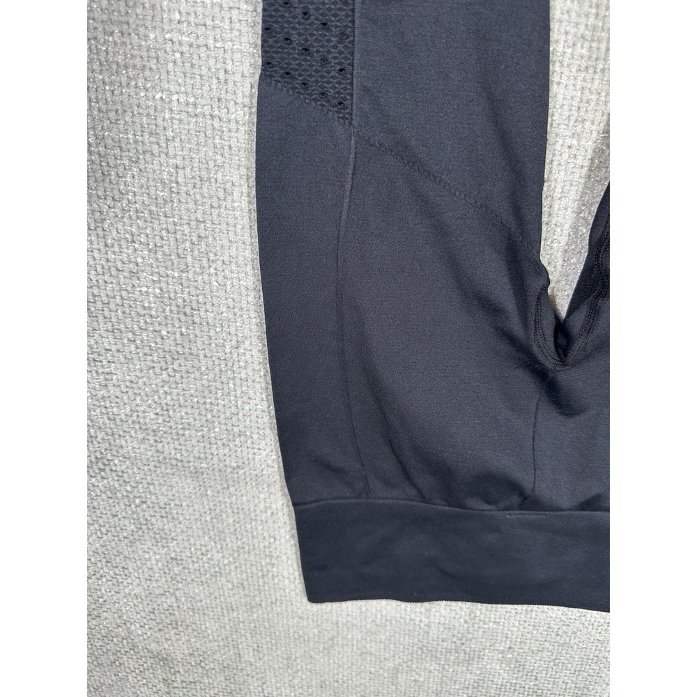 Fabletics Leggings Women XS Black‎ Sync Seamless High Waisted 7/8 Mesh Panel - Picture 11 of 11
